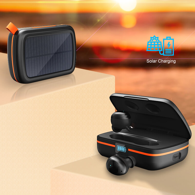 T6 Solar ChargingTws Bluetooth-Ohrhörer